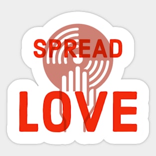 Spread Love Sticker